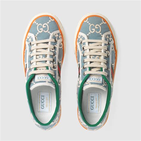 gucci jean sneakers|Gucci sneakers for cheap.